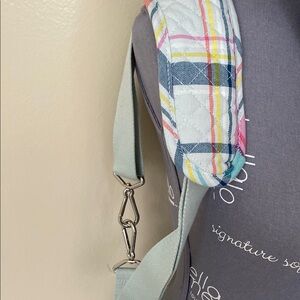 Plaid Quilted Shoulder Adjustable Strap